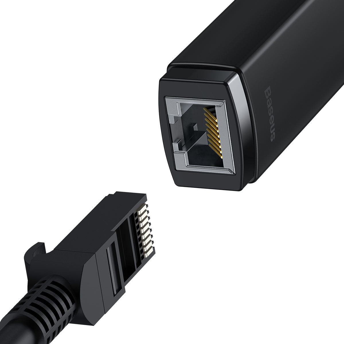 Baseus Lite Network Card, USB-C - RJ45, Black WKQXX000301 