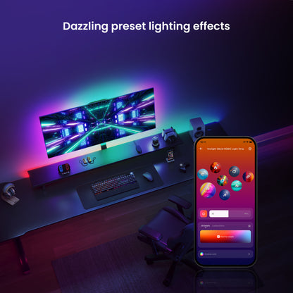 Yeelight Led Strip, Wi-Fi, OBSID RGBIC, 2m, Black YLFWD-0025 YLFWD-0025 