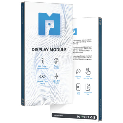 MP Touchscreen Display compatible with Samsung Galaxy A20s A207, with Frame, Black 