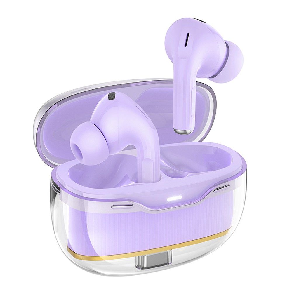 Auriculares Bluetooth HOCO EW54, TWS, Morado